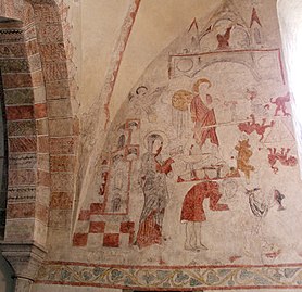 Frescos do interior