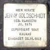 Stolperstein Große Friedberger Straße 44 Jenny Goldschmidt