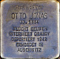 Stolperstein für Otto Jonas (Trajanstraße 18)