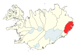 Suður-Múlasýsla – Localizzazione