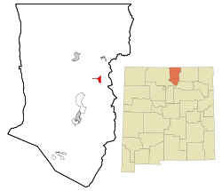 Location of TaosSkiValley, New Mexico