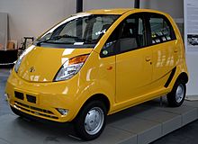 Tata Nano is often cited as the world's most affordable car Tata Nano im Verkehrszentrum des Deutschen Museums.JPG