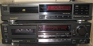 Technics tape and cd-player from 1988