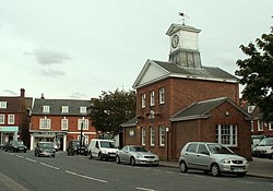 Marknadshuset og klokketårnet