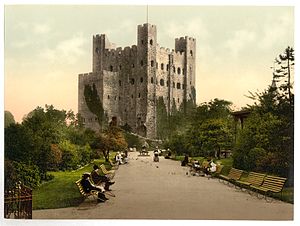 The castle, Rochester, England-LCCN2002708076.jpg