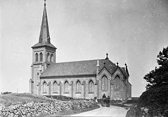 Nuvarande kyrka före ombyggnaden