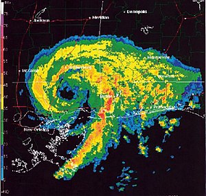 Radar image of Tropical Storm Allison in June ...