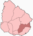 Mappa dell'ex diocesi di Minas