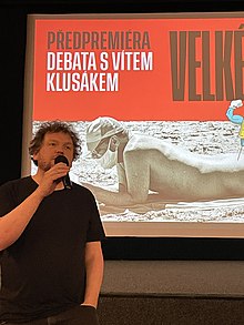 Vít Klusák na diskusi k filmu Velké nic (5. 3. 2023, Olomouc)