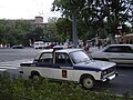 Yerevan police car near Opera.