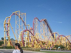 X à Six Flags Magic Mountain