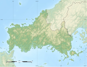 嵩山 (山口県)の位置（山口県内）