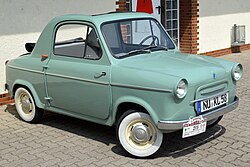 Vespa 400 Baujahr 1958