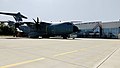 Airbus A400M sur l'Aéroport de Lorient Bretagne-Sud (août 2018)