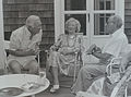 Eisenstaedt en Walter Cronkite, 1988.