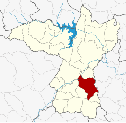 แผนที่จังหวัดขอนแก่น เน้นอำเภอบ้านไผ่