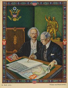 Polish-American Fraternity series, Wilson and Paderewski (1939), Kraków.