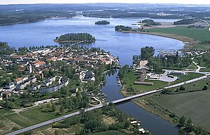 Cidade e o lago Alsen