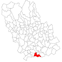 Location in Prahova County