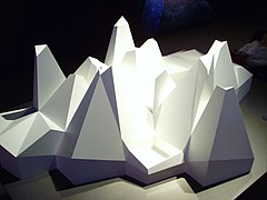 Maqueta del proyecto para el Museo de Cantabria, de Mansilla + Tuñón Arquitectos, adquirida en 2009 por el MoMA.