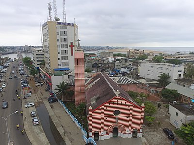 Cathédrale Notre-Dame-de-Miséricorde de Cotonou au Bénin Photographe : Bernice gbetie