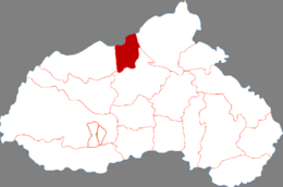 Contea di Baixiang – Mappa