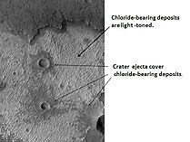 Chloride deposits in Terra Sirenum Chloride deposits on Mars.JPG