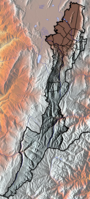 Столичен окръг Колумбия Topographic.png