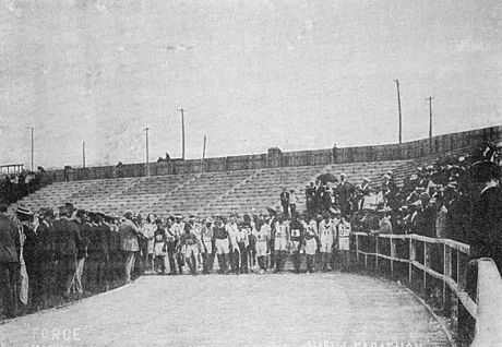 Départ du Marathon des Jeux olympiques de 1904