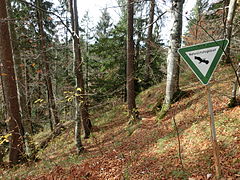 Einstieg bei der „Spießeck-Hütte“