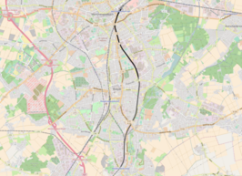 Spoorlijn Mönchengladbach - Rheydt-Odenkirchen op de kaart