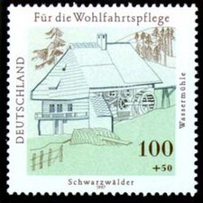 «Водяная мельница Шварцвальд». Почта Германии, 1997