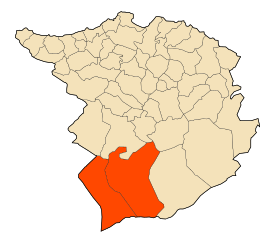 Distretto di Sidi Djillali – Mappa