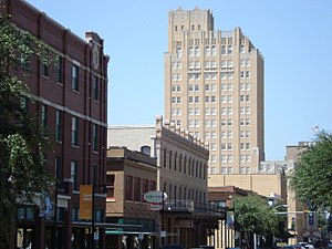 Historic Downtown Abilene, Texas, United States.