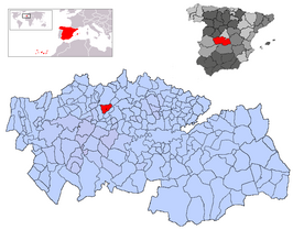 Kaart van El Casar de Escalona