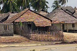 Traditional houses in Faza, ಕೀನ್ಯಾ