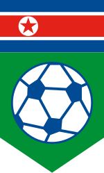 Logo des nordkoreanischen Fußballverbandes „Chosŏn Minjujuŭi Inmin Konghwaguk Ch'ukku Hyŏphwi“