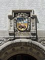 Wappen der Stadt Freising am Rathaus