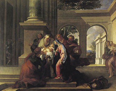 La Purification de la Vierge, par Gabriel Blanchard (1682, Musée des Augustins).