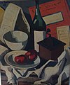 1928 - Bol, bouteille, livre (Bowl, bottle, book)