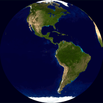 English: Animated image of Earth rotating.
