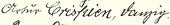 signature d'Arthur Crispien