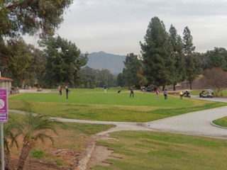 Golfers at Wilson & Harding Course in Griffith Park (2013)