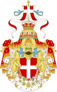 Description de l'image Great coat of arms of the king of italy (1890-1946).svg.