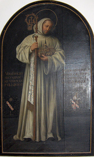 Bernard of Clairvaux, as shown in the church o...