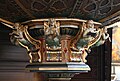 Helligåndskirken. Pulpit, detail.