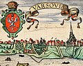 Varsovia, a finales del siglo XVI, por Frans Hogenberg.