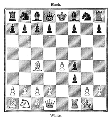 Fig. 12. [Position after Black's 5th Move.]