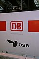 ICE TD med DB- og DSB-logo.