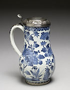 Chope, 1670-1690, couvercle hollandais, argent, 1690 (Walters Art Museum).